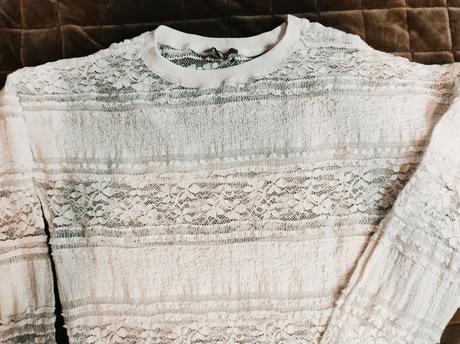 Nádherný krajkový top, s