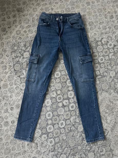 2 x slim elastické rifle zara, zara,164