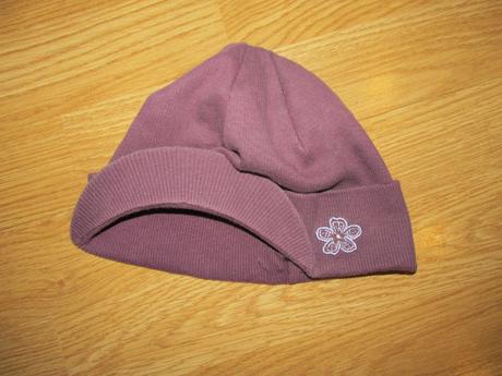 Fialová čiapka zo šiltom v. 3-5 rokov, repal,104