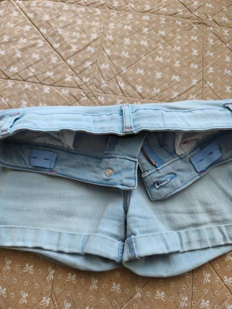 Dievčenské riflové kraťasy, denim co,128