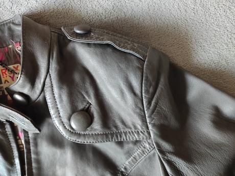 Kožená bunda roxy, veľ. s-m, roxy,m