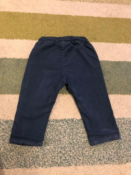 Zateplene nohavice, h&m,80