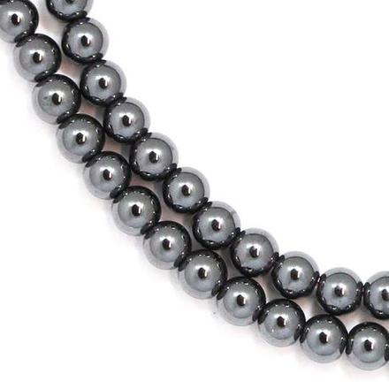 Hematit korálky čierne 4 mm, 