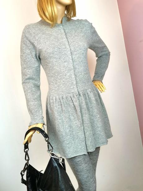 Hunkydory - merino svetríkové šaty, m