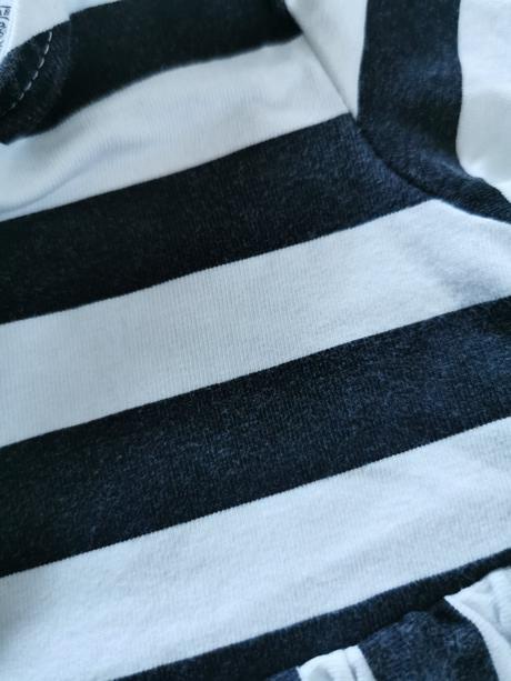 Pásikavé čierne biele šaty lindex, lindex,62