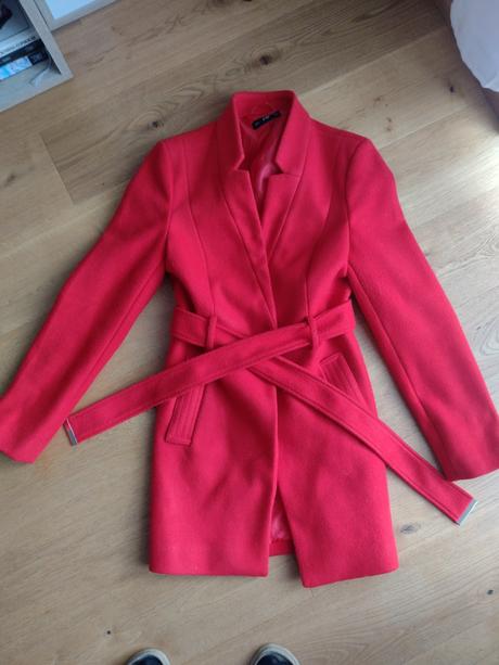 Červený kabát f&f, f&f,34