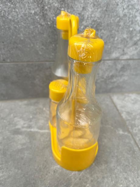 Súprava na olej, ocot, soľ a korenie, 