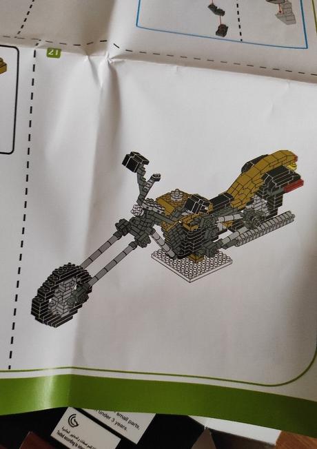 Stavebnica nanoblock chopper - nová, 