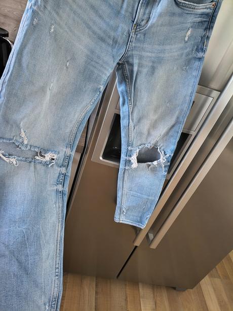 Zara woman svetlo modré džínsy m, zara,m