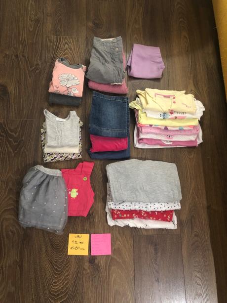 Balík oblečenia veľ.80, 68–80