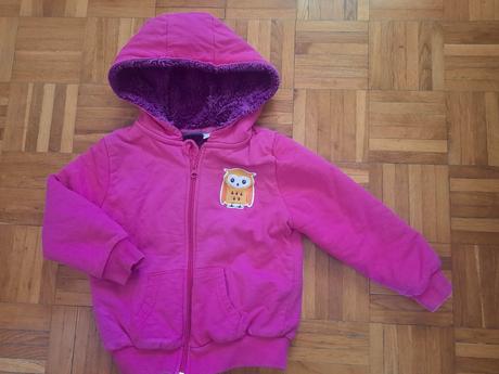 Dievčenská mikina-bunda, lupilu,98