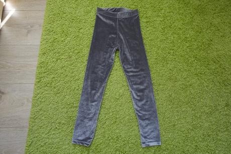 Legínky zamatové trblietavé, zara,146