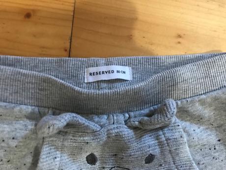 Reserved + h&m tepláky 80, reserved,80