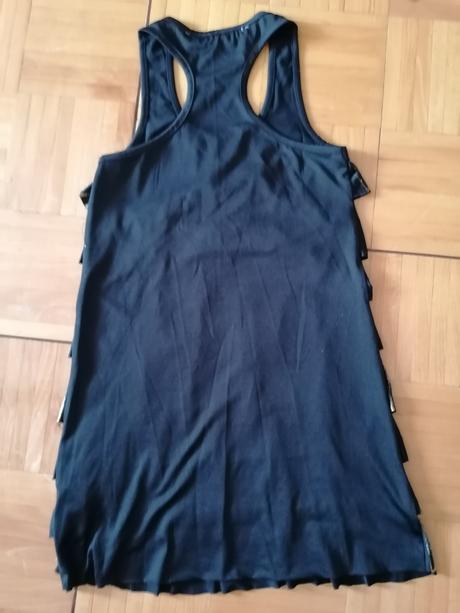 Čierno zlatý top alebo šaty tally weijl, tally weijl,xs