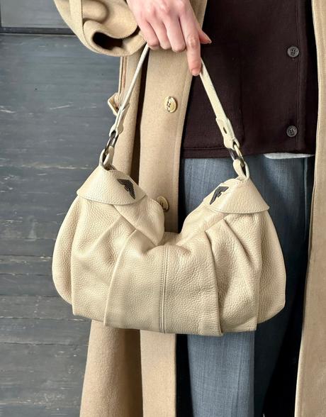 Emporio armani vintage kožená kabelka,