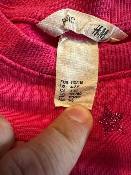 Oblečenie veľkosť 110, 104–116