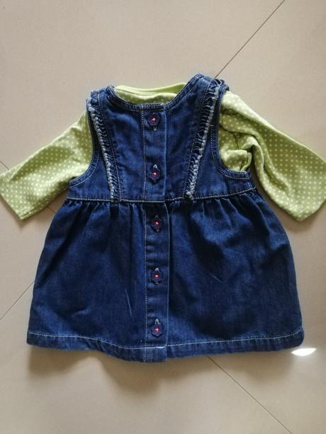 Riflove šaty s tričkom, marks & spencer,62