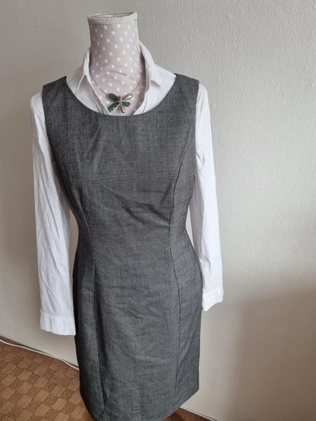 Prskané biznis šaty george 38/40 bez blúzky, george,m