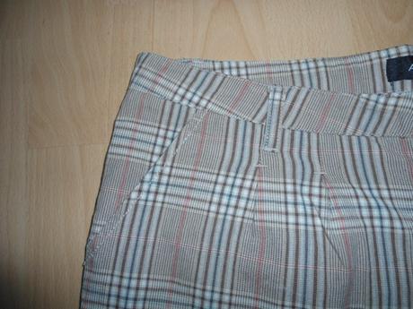 Kárované krátke nohavice, amisu,s