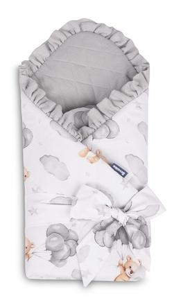 Sensillo mušelinová zavinovačka medvedík šedý 75x7, 