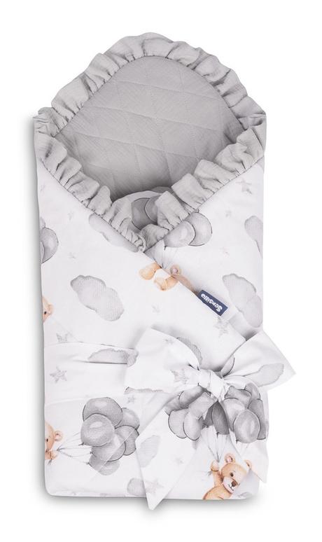 Sensillo mušelinová zavinovačka medvedík šedý 75x7, 