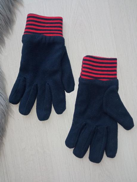 Tmavomodré päťprstové rukavice (uni), 