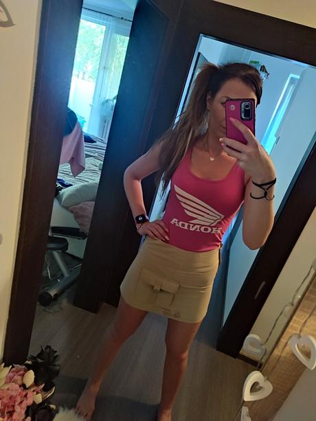 Krémová sukňa veľ. 36, h&m,36