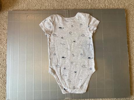 Body s kratkym rukavom, velryba, baby club,98