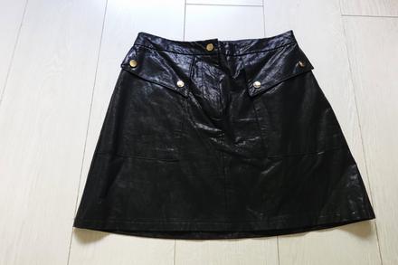 Koženková sukňa zara, zara,s