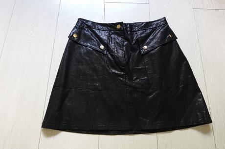 Koženková sukňa zara, zara,s