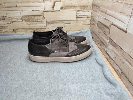 Geox 41 - dámske kožené poltopánky, geox,41