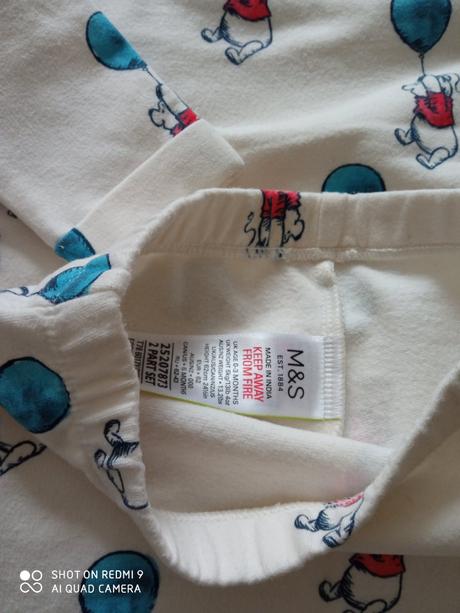 Takmer nenosenã tepláková súprava macko pu, marks & spencer,62