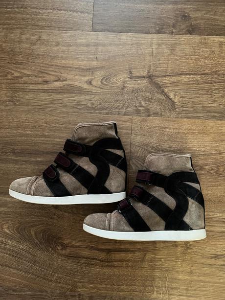 Rucoline kožené topánky so skrytou platformou, 40