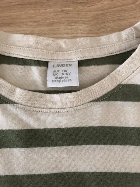 Pásikavé tričko, lindex,116