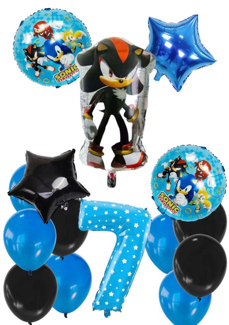Balóny ježko sonic/knuckles/shadow- až 15/16/17/18, 