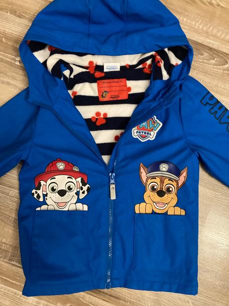 Prechodná nepremokavá bundička paw patrol, f&f,110