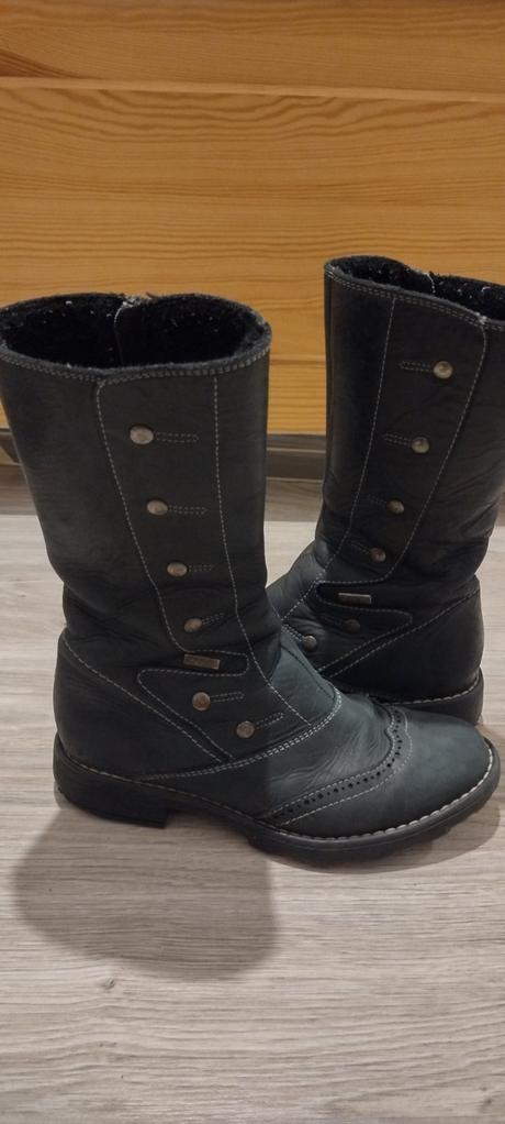 Kožené čižmy s membránou, richter,34