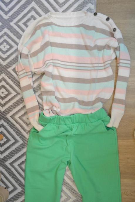 Oversize dlhší pulóver top stav, m