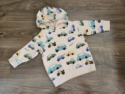 Mikinka s autami, h&m,86