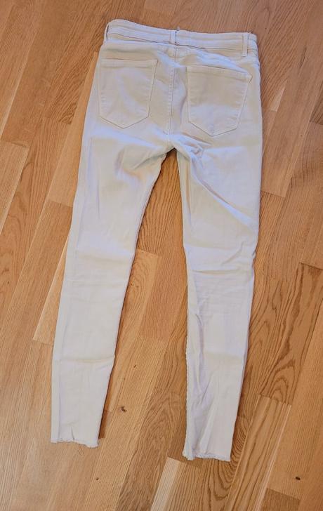 Bledé džínsové nohavice, rifle, zara,s