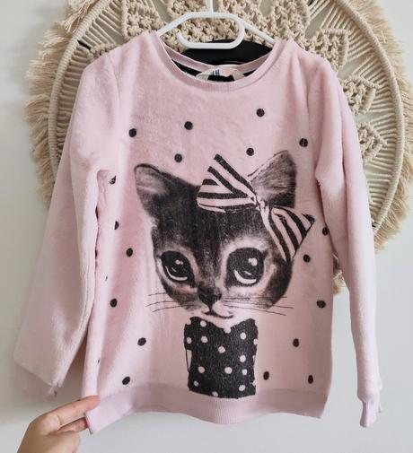 Huňatá mikinka, h&m,122