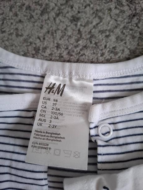 Pyžamá na leto cena spolu, h&m,98