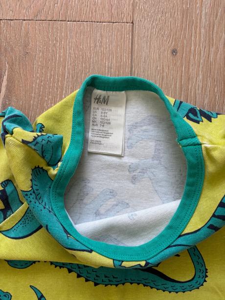 Pyžamo krátke h&m veľ. 122, h&m,122