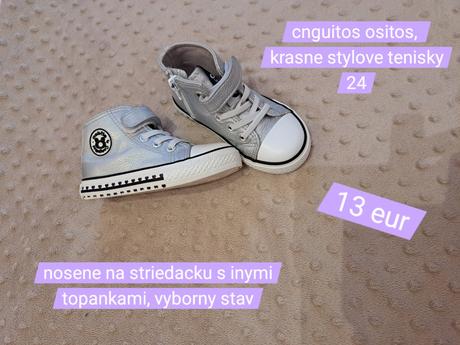 Štýlové tenisky conguitos 24, 24