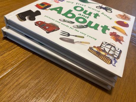 My first word book - out and about + numbers,