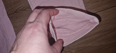 Bledučko ružové menžestráky so srdiečkami, h&m,128