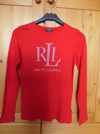 Ralph lauren icon damsky cerveny natelnik s/m, ralph lauren,s