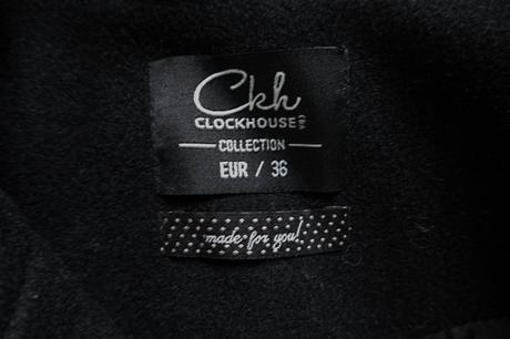Klasický kabát clockhouse, clockhouse,36