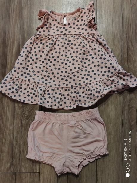 Súprava šaty a šortky, f&f,74