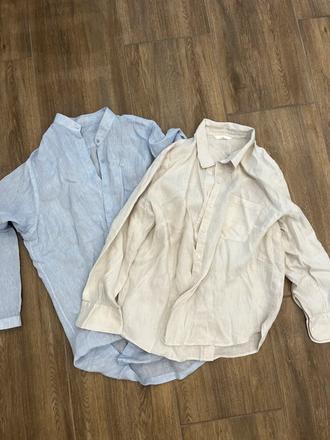 Ľanové košele, h&m,xl